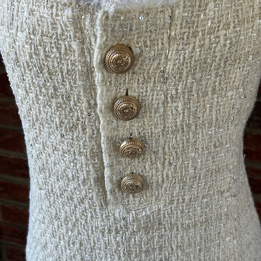 Generation Love Vanessa Tweed Minidress Size Small - Picture 5 of 7